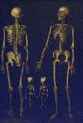 Joseph Esperlin Skeleton Family oil painting